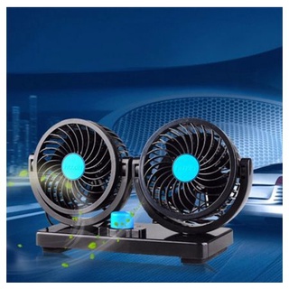 Quạt đôi mini oto 12v