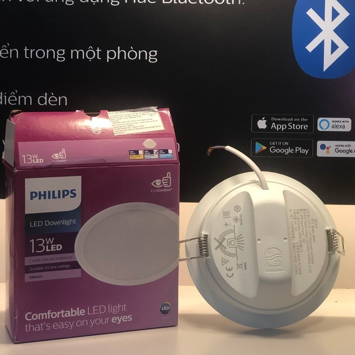 Đèn Led Âm Trần PHILIPS 59464 Meson 13W, Lỗ cắt D125  Ánh Sáng Trắng/Vàng/Trung Tính Bảo Hành 2 Năm (1 Đổi 1)