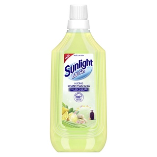 Nước Lau Sàn Sunlight Thiên Nhiên Chiết Xuất Chanh Yuzu & Tinh Dầu Sả chai 1kg