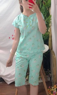 Bộ đồ mặc nhà chất siêu mát (ảnh thật)
