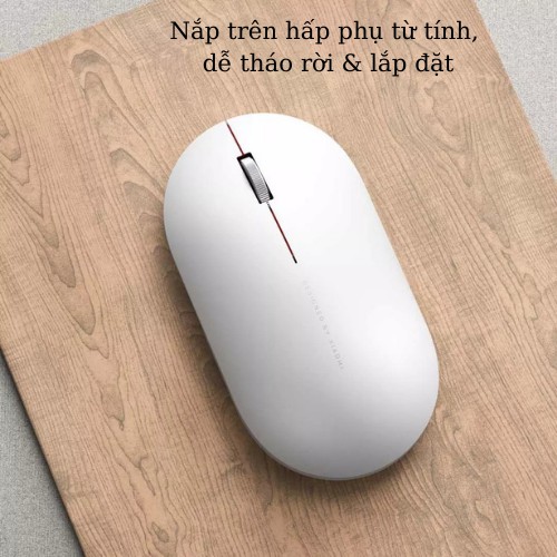 CHÍNH HÃNG - Chuột KHÔNG DÂY Xiaomi Gen 2 Wireless Portable Mouse - Fullbox- BH 1 Tháng
