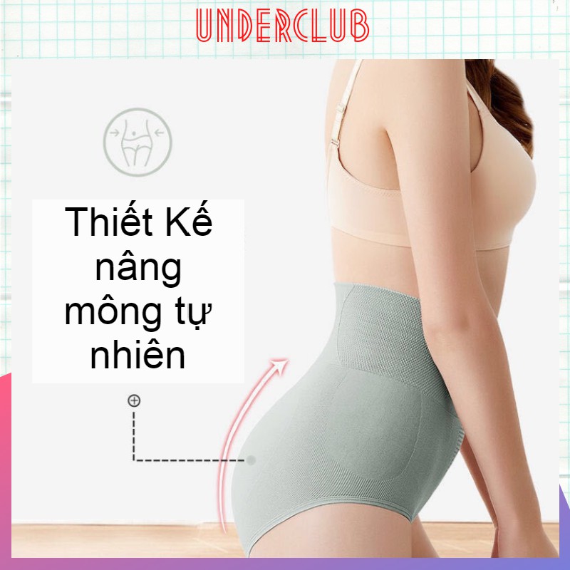 Quần lót nữ cotton kháng khuẩn cạp cao nịt bụng LAMODE, quần nịt bụng cotton siêu co dãn | BigBuy360 - bigbuy360.vn