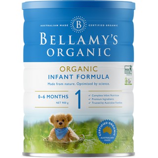 Sữa bột bellamys organic úc số 1 lon 900gr
