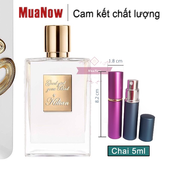 [Mẫu thử mini] Nước hoa Kilian Good Girl Gone Bad (Hoa nhài, Hoa mộc tê, Hoa hồng tháng năm)