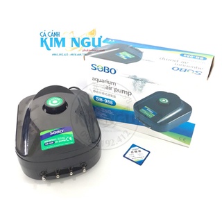 SOBO SB 988 (12W) Máy Sủi Oxy Cho Hồ Cá 4 Đầu Ra