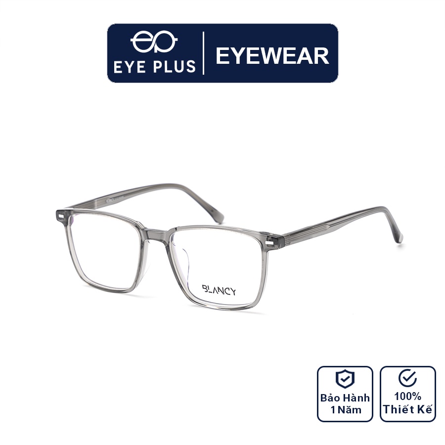 Gọng kính cận nam nữ EYE PLUS dáng vuông vừa CC1 Blancy-15036