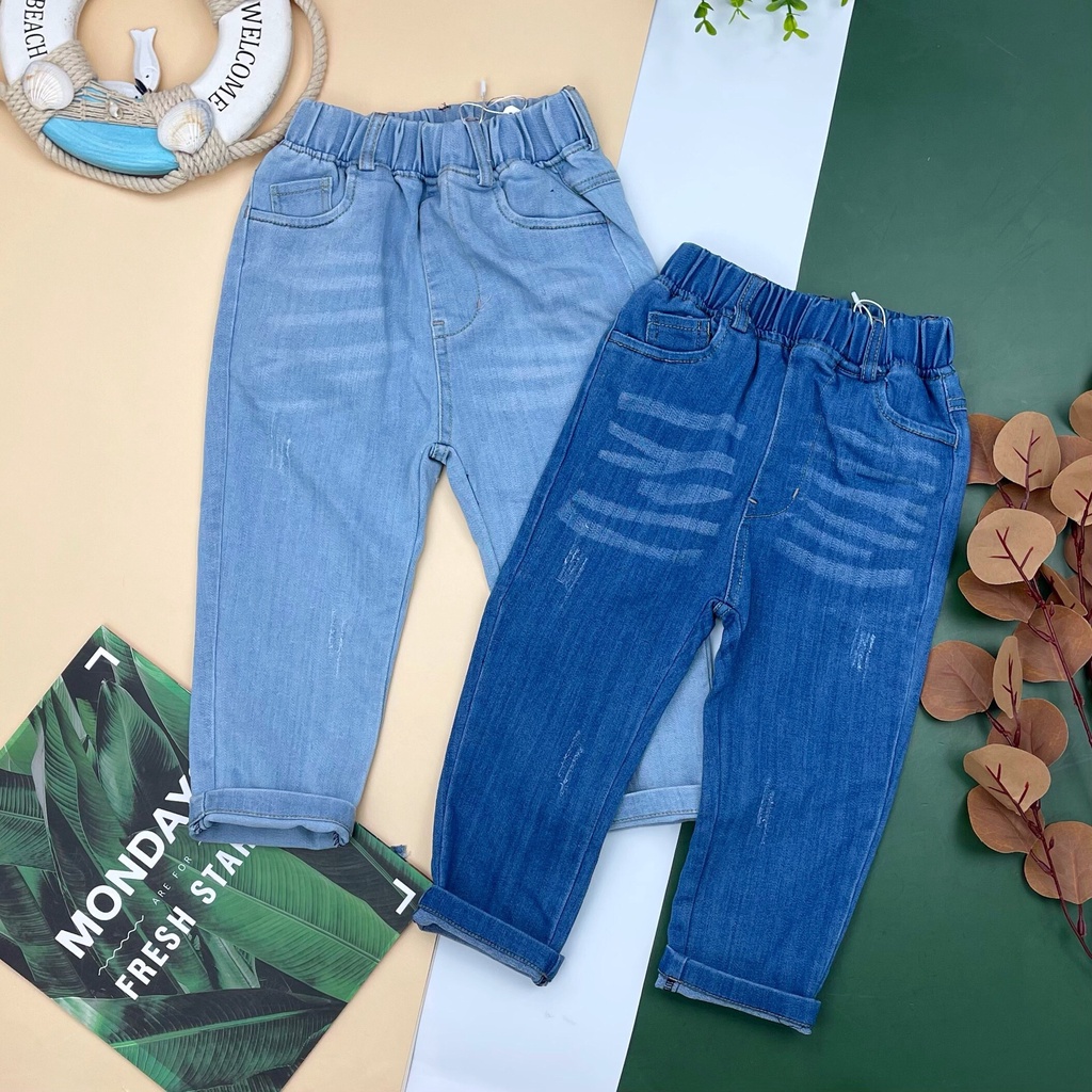 Quần Jeans dài bé trai 10-25kg