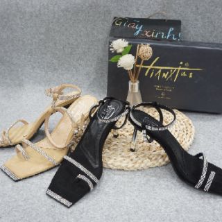 Sandal cao gót- Quảng Châu- Full box SC16 ( Hình+ Clip Thật)