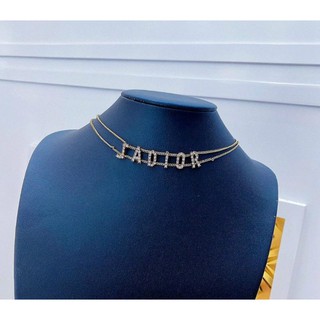 Dây chuyền choker Jadior 2 tầng