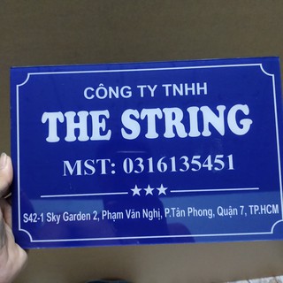 BẢNG TÊN CÔNG TY, BIỂN SỐ NHÀ