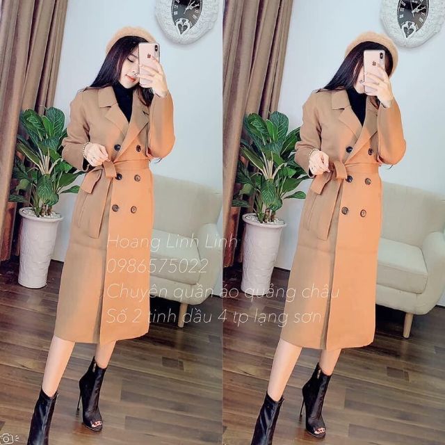 Áo dạ ép dáng dài