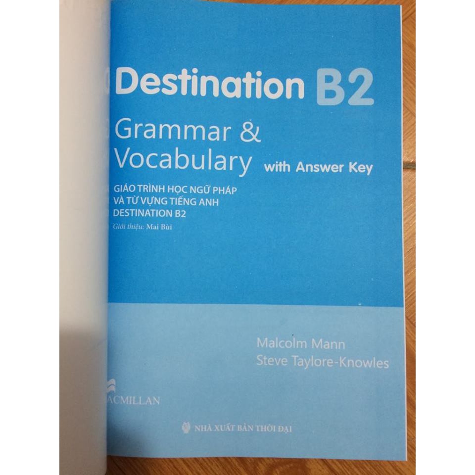 Cuốn sách Destination B2 Grammar and Vocabulary with Answer key