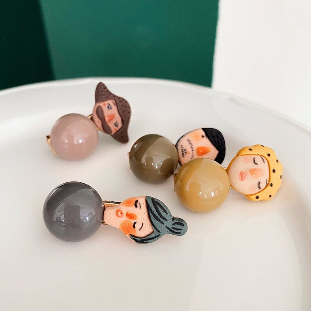 Kẹp Tóc Mỏ Vịt Hình Thỏ Hoạt Hình Đơn Giản Dễ Thương Phong Cách Hàn Quốc Cho Nữ