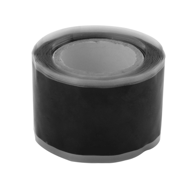 Băng keo silicon quấn ống nước chống rò rỉ màu đen bền tiện lợi 2.5cmx1.5m