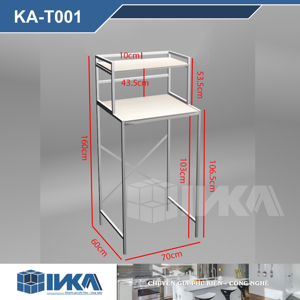 Kệ máy giặt cửa ngang 2 tầng INKAA (KA-T001) | BigBuy360 - bigbuy360.vn