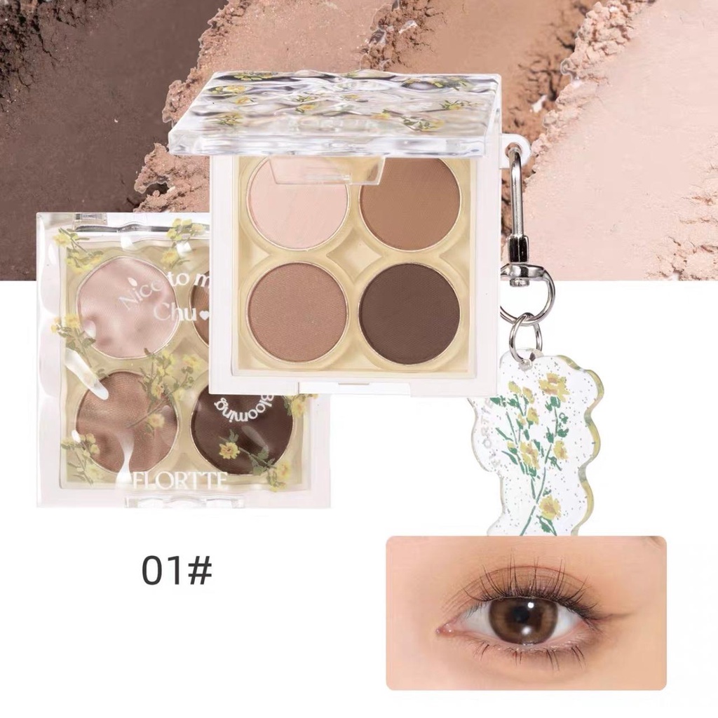 Bảng mắt 4 ô Flortte Nice To Meet Chu