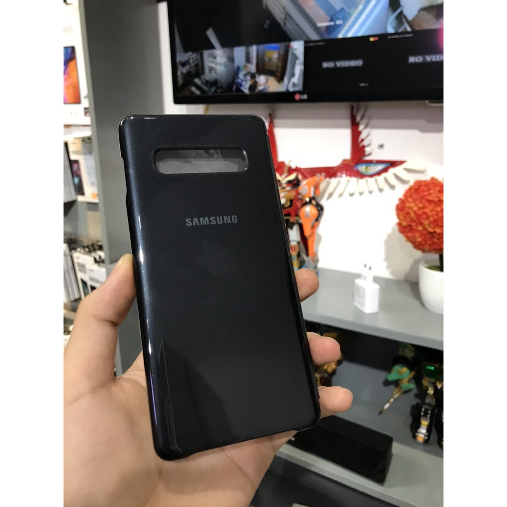 Bao da Clear View SAMSUNG Galaxy S10 Plus - Hàng Chính Hãng