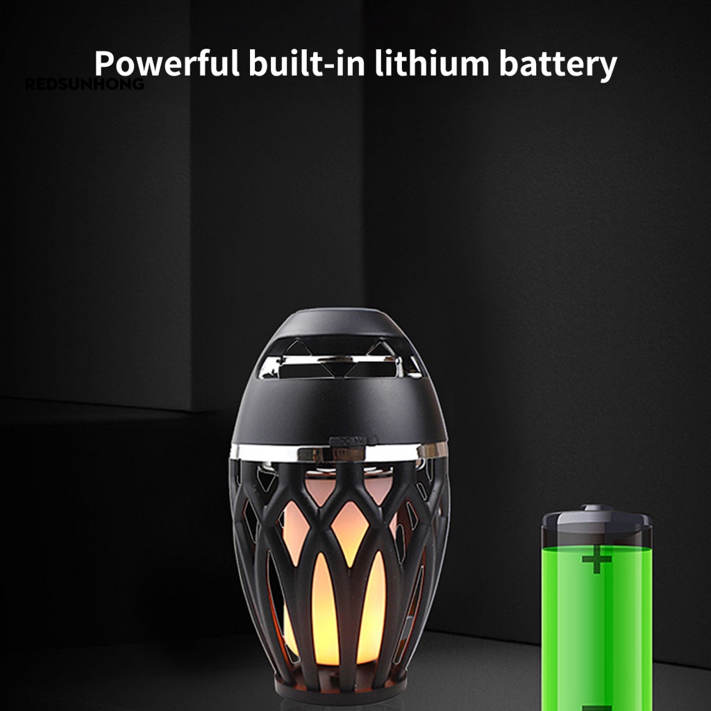 [RSH.z] Loa Bluetooth Nhẹ Nhàng Có Đèn LED Hình Ngọn Lửa Trang Trí Tiệc Tùng