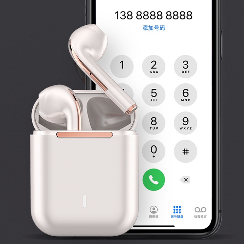 J18 tai nghe bluetooth 5.0 tại nghe không dây TWS tai nghe i12 9d Có Hộp Sạc Chất Lượng Cao Mới Cho Điện Thoại Android