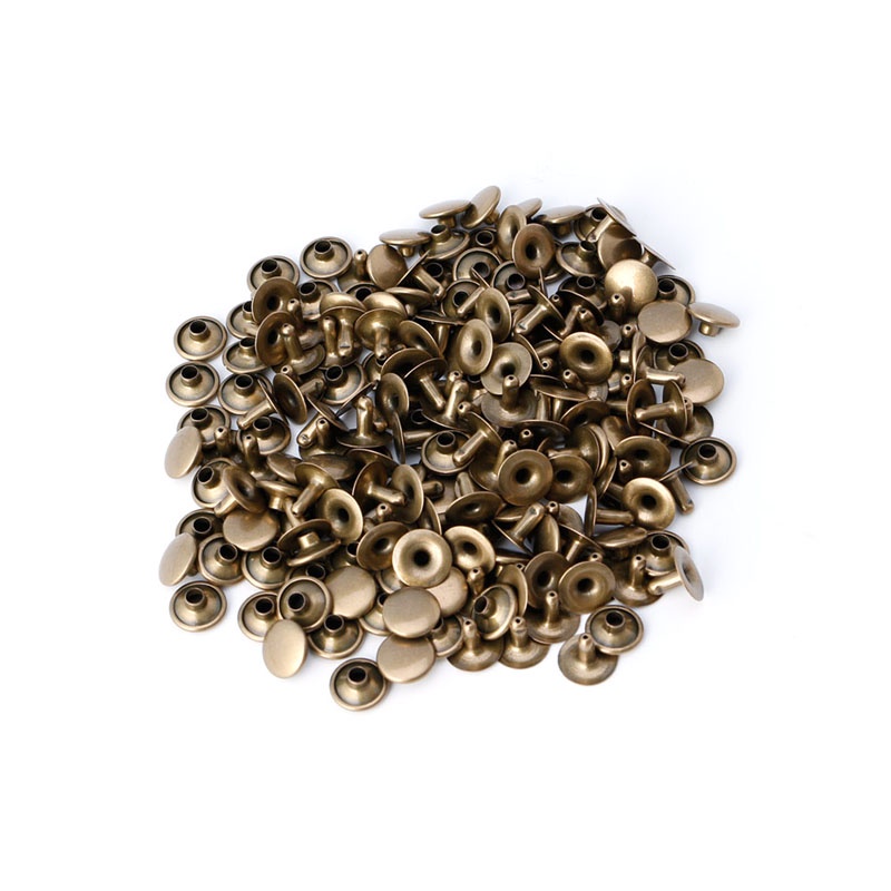 Set 100 Đinh Tán Kim Loại Hình Nón Đóng Đồ Da