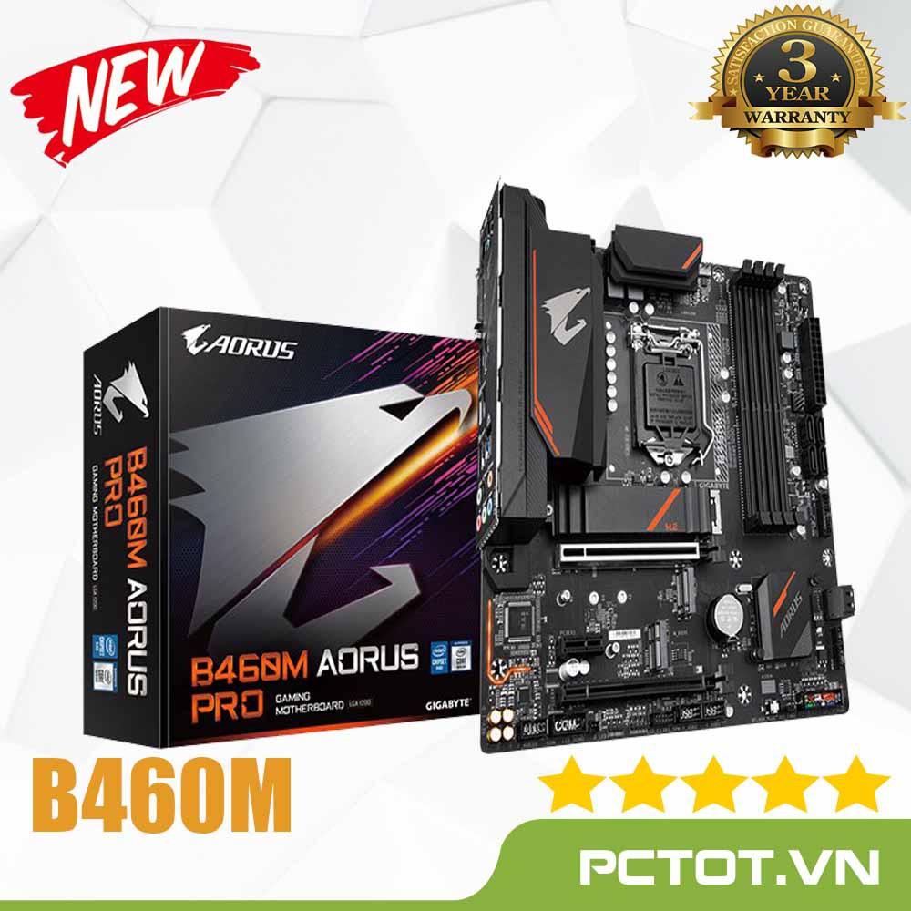 [Mã ELMS05 giảm 5% đơn 300k]Bo mạch chủ GIGABYTE B460M AORUS PRO new chính hãng - BH 36 tháng | BigBuy360 - bigbuy360.vn