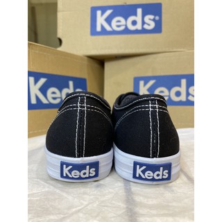 Giày vải Canvas nữ Keds CH đen