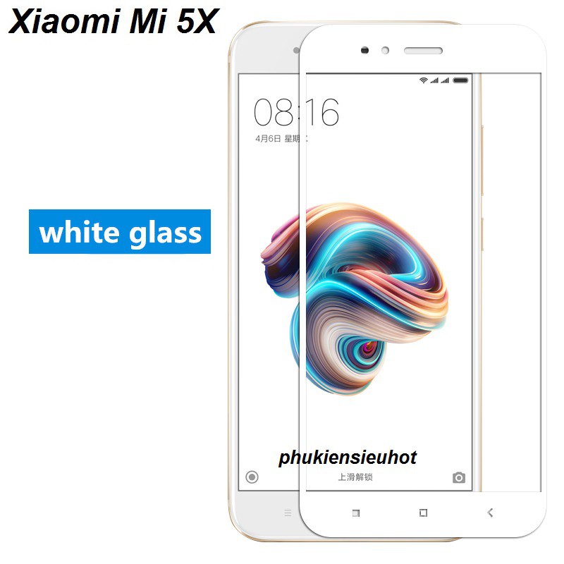 Kính cường lực Full màn Glass cho Xiaomi Mi 5X