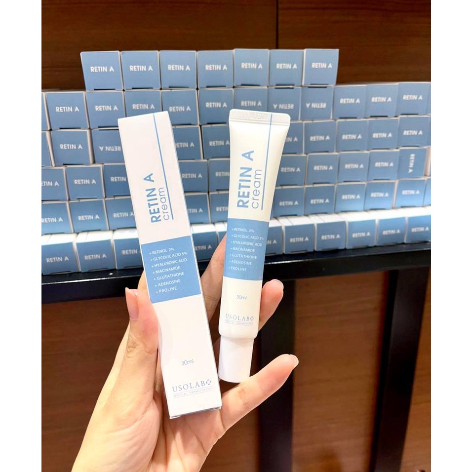 Kem Dưỡng Trẻ Hóa Da Retinol - Glycolic USOLAB RETIN A CREAM 30ml