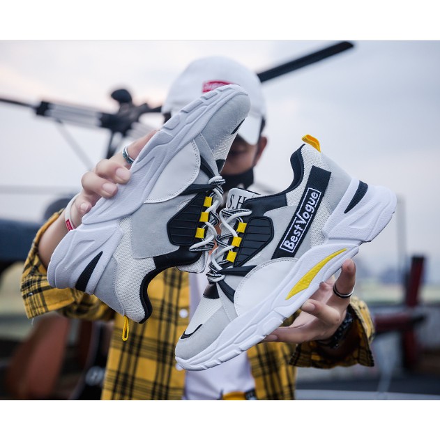 Giày Thể Thao Nam Nữ ⚡SIÊU ĐẸP⚡️Giầy Sneakers tăng chiều cao 4cm