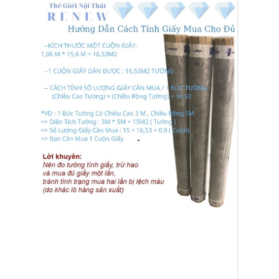 Giấy Dán Tường Cao Cấp Hàn Quốc  Chất Dày Vân Hoa Tinh Xảo Sang Trọng, Đẳng Cấp