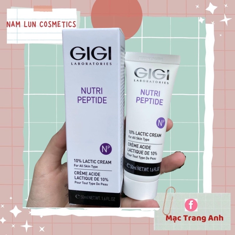 Kem dưỡng Gigi Nutri-Peptide10% Lactic Cream