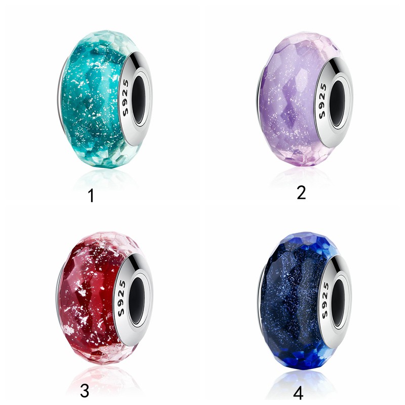 Phụ Kiện Hạt Mạ Bạc 925 Bamoer Làm Vòng Tay Thủ Công Trang Trí Xinh Xắn | BigBuy360 - bigbuy360.vn