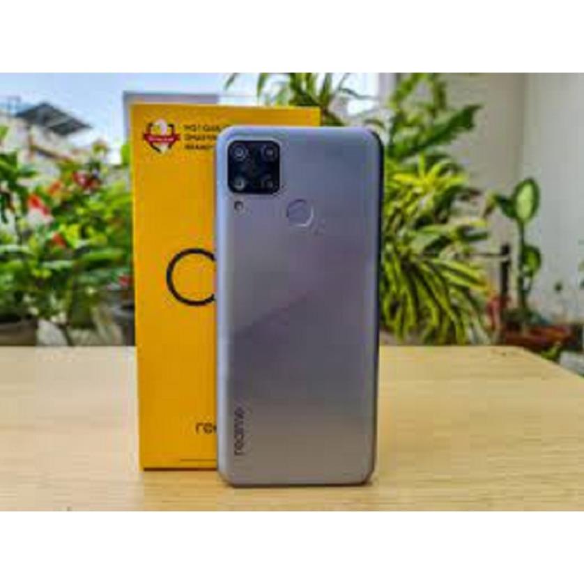 điện thoại Realme C15 ram 4G bộ nhớ 64G 2sim Chính Hãng, Chip: Snapdragon, Camera sau: Chính 13 &amp; Phụ 8 MP, 2 MP, 2 MP