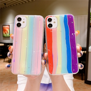 Rainbow Star Ốp lưng Samsung Galaxy S20+ S8+ S9+ S10+ Soft Case Cover Note9 Note10+ Note20 Ultra Phone Case