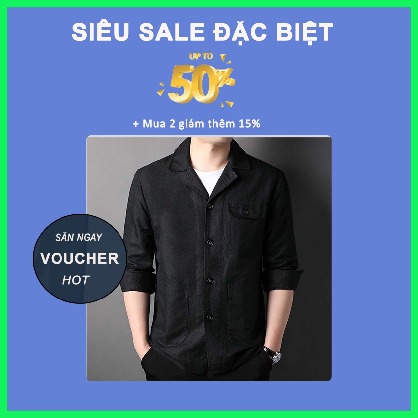 Áo khoác, áo khoác nam mỏng Bộ đồ vải lanh đơn giản Hợp thời trang Áo khoác hàng đầu T9