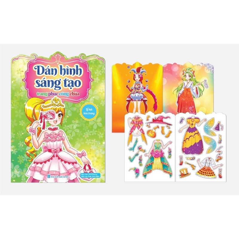 DÁN HÌNH SÁNG TẠO TRANG PHỤC CÔNG CHÚA