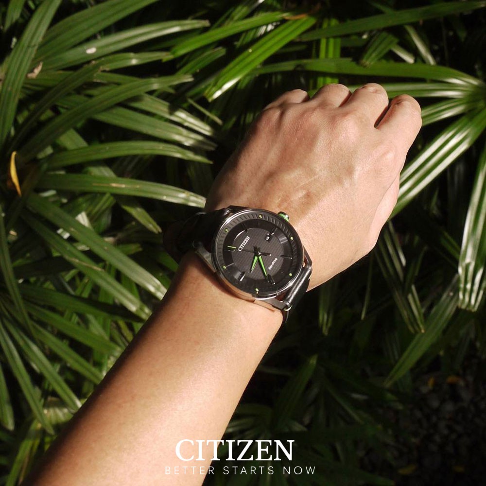 Đồng Hồ Nam Citizen Dây Da BM6981-13E - Mặt Đen