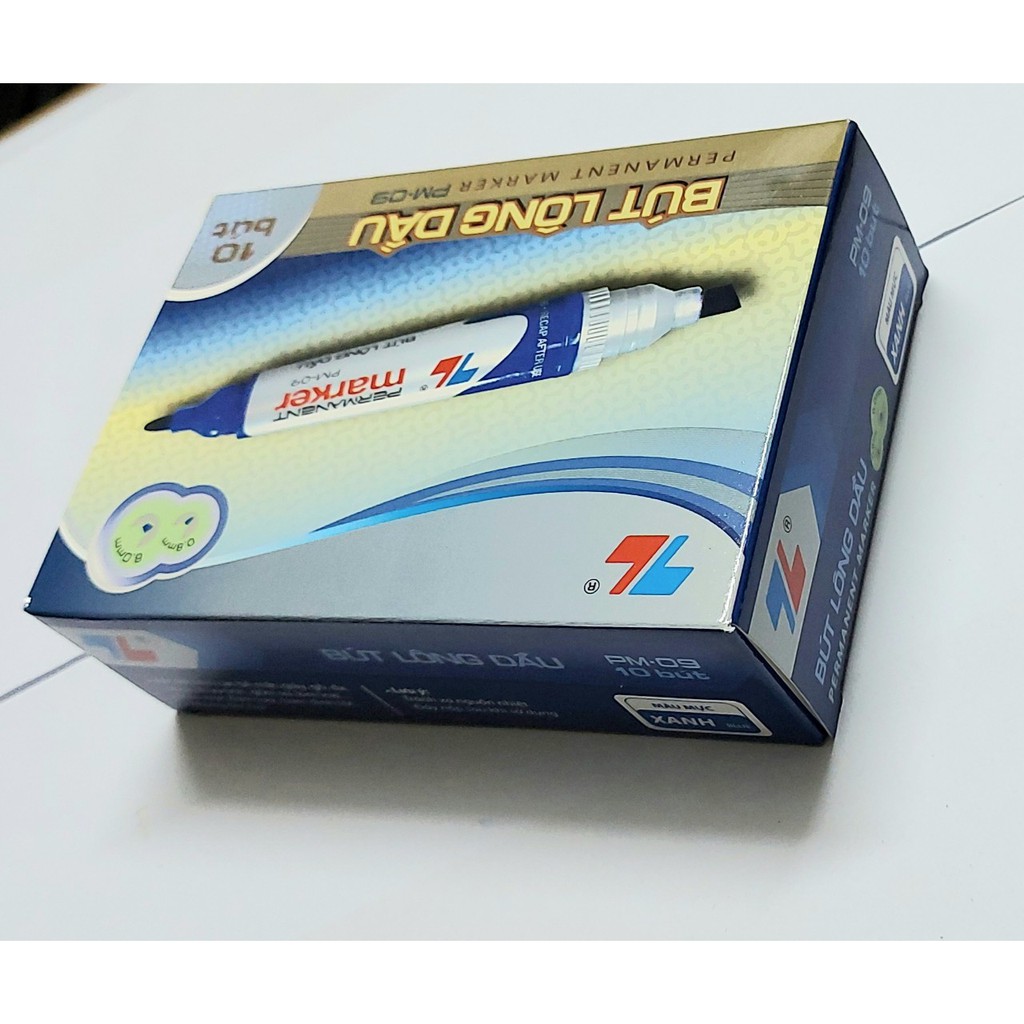 Hộp 10 cây bút lông dầu Thiên Long PM09 - Hàng chính hãng