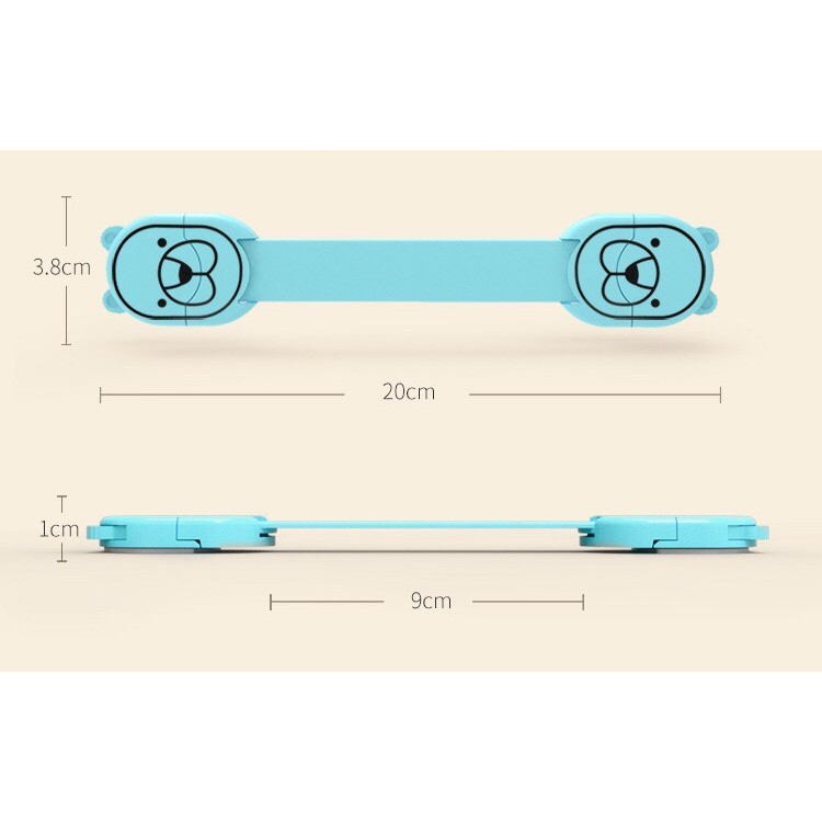  Khóa tủ lạnh, cửa, tủ, ngăn kéo Mudou an toàn cho bé