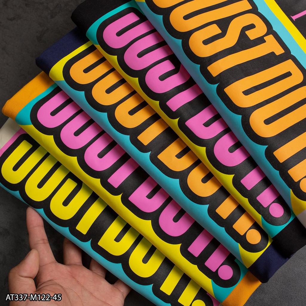 Áo thun nam 100% Cotton AT337 -  Just Do It VNXK