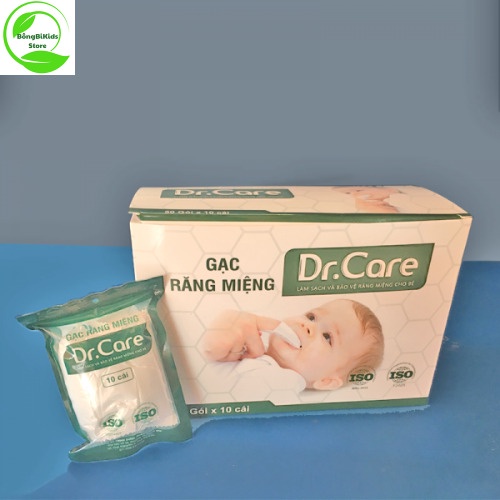 Rơ Lưỡi Cho Bé DR.CARE(Hộp 150 cái) Gạc Răng Miệng Cho Bé BÔNG BI KIDS STORE