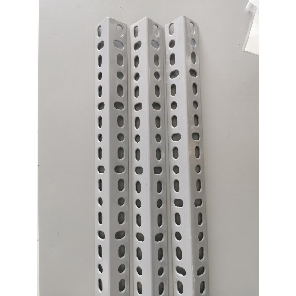 Thanh sắt v lỗ đa năng V3x3, dày 1.5ly sơn tĩnh điện cao cấp - xám ghi, trắng