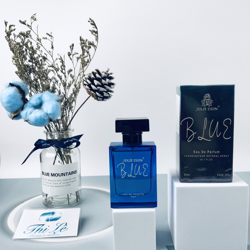 ]Nước Hoa  Blue nam  Singapore - Jolie Dion (Eau De Parfum "EDP" 50ml - quà tặng sinh nhật , noel