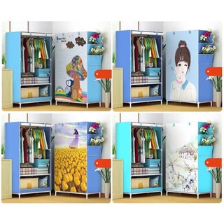 Tủ vải 3d 1 buồng 2 ngăn
