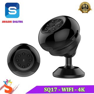 Camera hành trình wifi 4k sq17 kết hợp camera giám sát