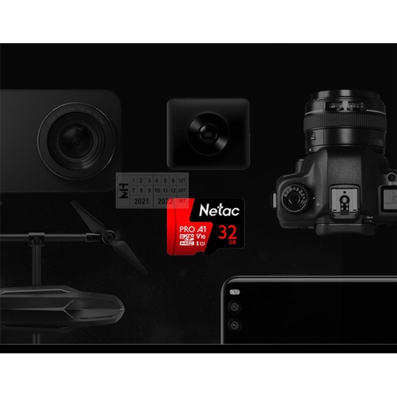 Thẻ Nhớ MicroSD 32GB NETAC PRO A1 - Camera | WebRaoVat - webraovat.net.vn