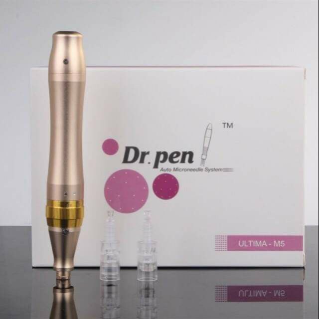 Dr Pen M5 Vàng Tích Điện Cấy Trắng Cấy Tảo Máy Phi Kim Máy Vi kim Cấy Phấn Trắng Vi Tảo Da Máy Nano Tóc Da Đầu Spa