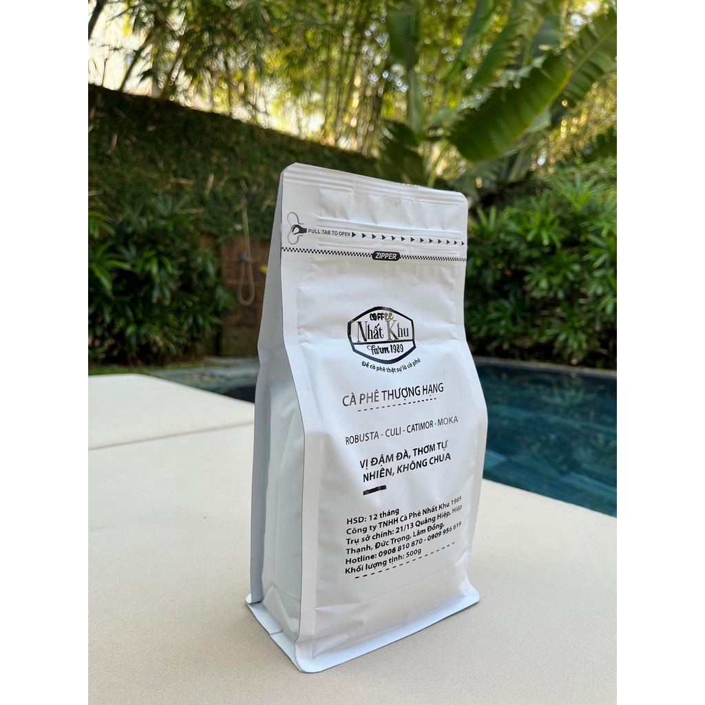 Cà phê cao cấp premium kết hợp 4 loại hạt Arabica+Robusta+Cili+Catimor giá 95k/ gói 500 gram