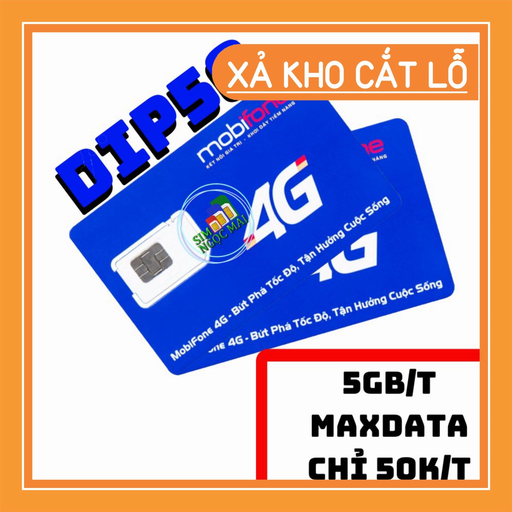 ... Sim 4G Mobifone C50N -- DIP50 - FD50 - F120WF - LÊN MẠNG THẢ GA CHỈ 50K/THÁNG