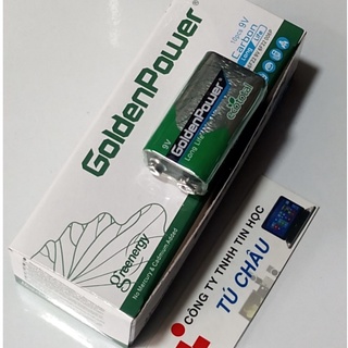 Pin 9V GoldenPower (6F22 - G6F22 9V)  - Pin Vuông)